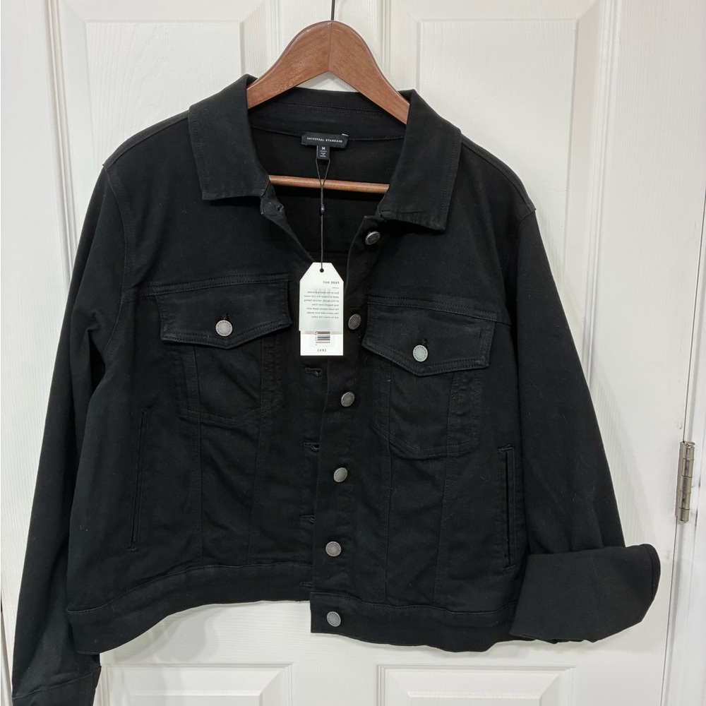 Women's Black Denim Jacket
